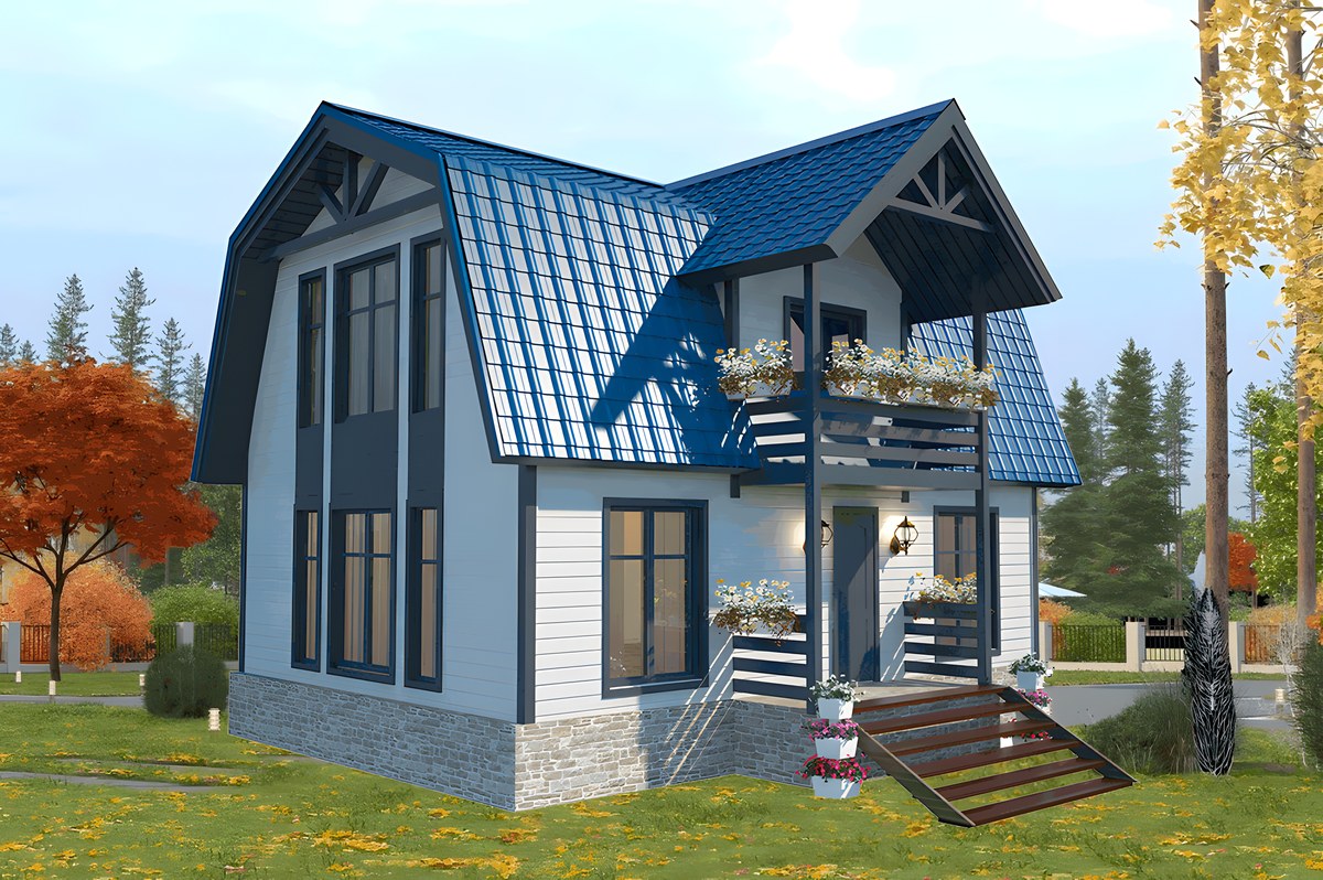 Каталог каркасный дом солнечный ++ 6 х 9 в Крыму | Компания Азбука дома